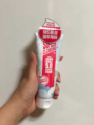 미팩토리 슈퍼 마이크로 버블 5.0 클렌징 폼 X 2EA — 3.5점을 준 리뷰어가 2019년 6월 올린 사용 사진