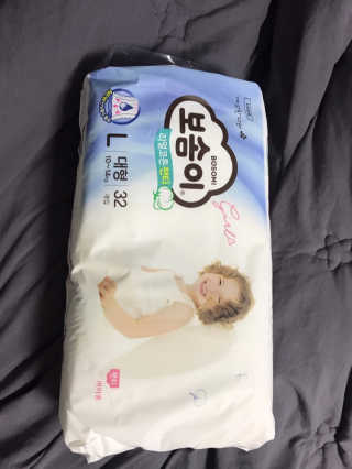 보솜이 리얼코튼 팬티형 — 5점을 준 리뷰어가 2019년 3월 올린 사용 사진