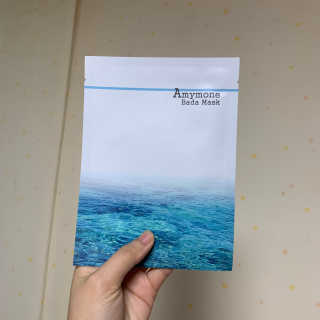 고보습에 화이트닝 아미모네 바다마스크팩 10매입 — 5점을 준 리뷰어가 2019년 10월 올린 사용 사진