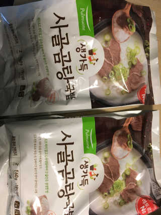 [풀무원] 사골곰탕국밥 황태해장국밥 — 5점을 준 리뷰어가 2018년 6월 올린 사용 사진