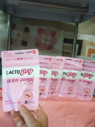 락토조이 구미젤리 복숭아맛 — 5점을 준 리뷰어가 2019년 6월 올린 사용 사진