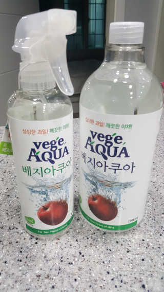 베지아쿠아 475ml + 리필 1000ml 1Set — 4.5점을 준 리뷰어가 2019년 10월 올린 사용 사진