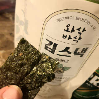 더빈트 와삭바삭 김스낵 — 4점을 준 리뷰어가 2019년 12월 올린 사용 사진