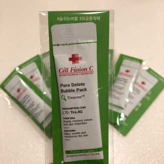 셀퓨전씨 트리악 포어 딜리트 버블 팩 — 4.17점을 준 리뷰어가 2018년 4월 올린 사용 사진
