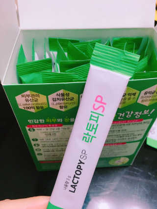 유산균하우스 [프로바이오닉]락토피SP 스틱 — 5점을 준 리뷰어가 2019년 2월 올린 사용 사진