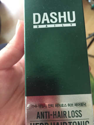 다슈코리아 다슈 안티 헤어로스 허브 헤어토닉 — 3.83점을 준 리뷰어가 2017년 8월 올린 사용 사진