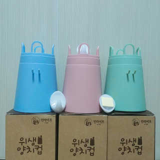 물때가 끼지않는 인라이프 위생양치컵 — 5점을 준 리뷰어가 2019년 6월 올린 사용 사진