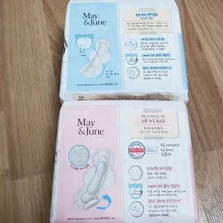 메이앤준 소프트맥스 생리대 — 5점을 준 리뷰어가 2019년 4월 올린 사용 사진
