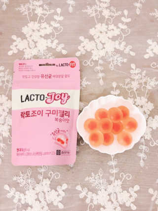 락토조이 구미젤리 복숭아맛 — 5점을 준 리뷰어가 2019년 6월 올린 사용 사진