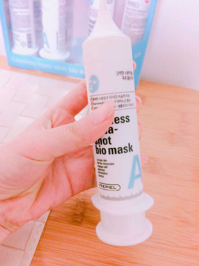 타임리스 아쿠아샷 바이오 마스크 리뷰 사진