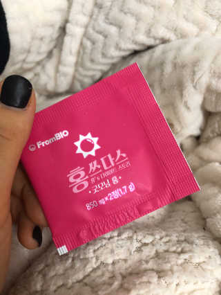 프롬바이오 홍쓰다스 아침,저녁 맞춤형 다이어트식품 14포+14포 — 4점을 준 리뷰어가 2020년 1월 올린 사용 사진