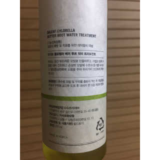 달리프 클로렐라 베러 루트 워터트리트먼트 200ml — 4.5점을 준 리뷰어가 2018년 12월 올린 사용 사진