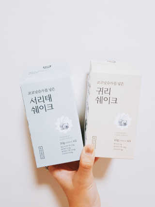 착한습관 귀리쉐이크와 서리태쉐이크 — 5점을 준 리뷰어가 2018년 8월 올린 사용 사진