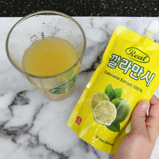 장수농가 리얼깔라만시 — 4.33점을 준 리뷰어가 2018년 4월 올린 사용 사진