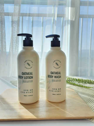 (주)에네스티 내추럴 촉촉  오트밀 바디로션 500ml — 5점을 준 리뷰어가 2019년 11월 올린 사용 사진