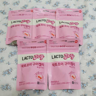 락토조이 구미젤리 복숭아맛 — 5점을 준 리뷰어가 2019년 10월 올린 사용 사진
