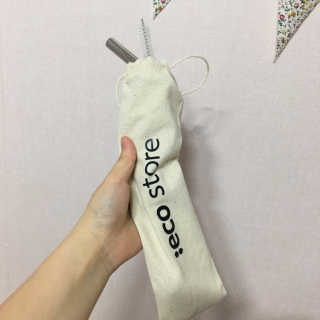 에코앤드] 환경을 생각한 스테인레스 빨대[직선,밴딩] — 4점을 준 리뷰어가 2019년 5월 올린 사용 사진