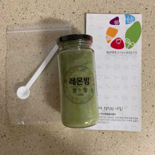 초능력 국내산 레몬밤 분말 — 5점을 준 리뷰어가 2019년 8월 올린 사용 사진