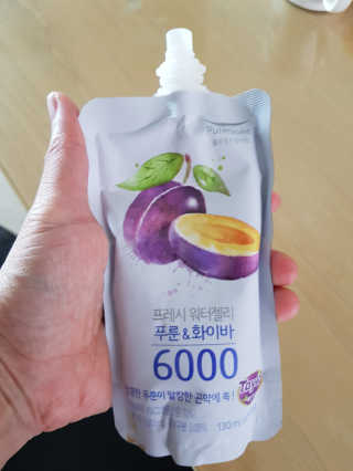 풀무원 프레시 워터젤리 — 5점을 준 리뷰어가 2018년 8월 올린 사용 사진