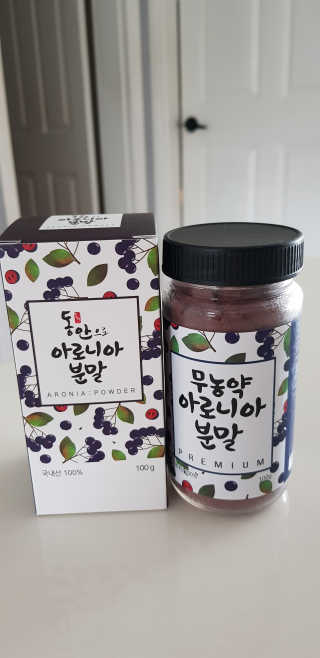 동안으로 아로니아 동안으로 무농약 아로니아 분말 — 5점을 준 리뷰어가 2018년 1월 올린 사용 사진