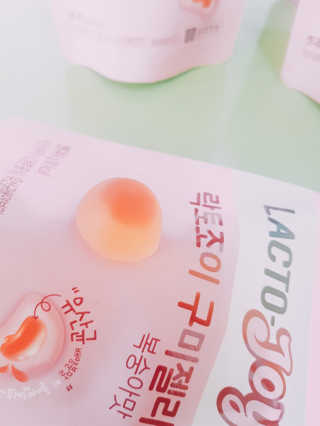 락토조이 구미젤리 복숭아맛 — 3.5점을 준 리뷰어가 2019년 6월 올린 사용 사진