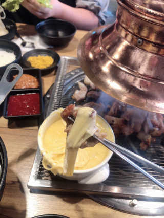 [춘여닭숯불닭갈비] 닭갈비 무한 2인+치즈퐁듀+음료수 — 5점을 준 리뷰어가 2019년 9월 올린 사용 사진