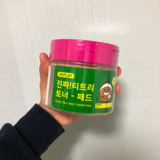 미플레이 진짜 티트리 토너 패드 — 5점을 준 리뷰어가 2018년 11월 올린 사용 사진