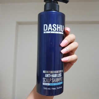 다슈코리아 다슈 데일리 단백질 한방 두피 골드 샴푸 500ml — 3점을 준 리뷰어가 2019년 10월 올린 사용 사진