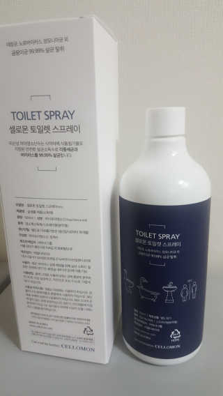 셀로몬 토일렛 스프레이 500ml — 4점을 준 리뷰어가 2018년 5월 올린 사용 사진