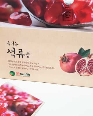 [하이헬스] 정말 진하고 맛있는 유기농 석류즙 30포 — 5점을 준 리뷰어가 2019년 11월 올린 사용 사진