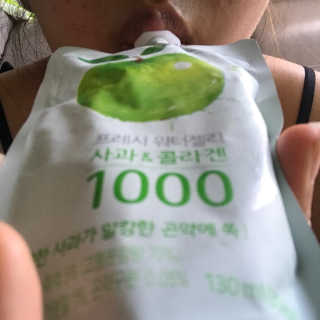 풀무원 프레시 워터젤리 — 4.67점을 준 리뷰어가 2018년 8월 올린 사용 사진