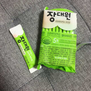 대원제약 프로바이오틱스 유산균 장대원 패밀리 — 4.33점을 준 리뷰어가 2017년 12월 올린 사용 사진
