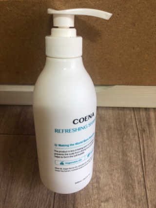코에나샴푸 500ml — 4.5점을 준 리뷰어가 2019년 7월 올린 사용 사진