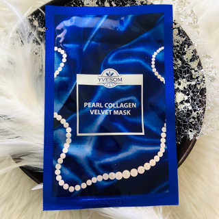 Pearl Collagen Velvet Mask 1 BOX by YVESOM — 5점을 준 리뷰어가 2019년 1월 올린 사용 사진