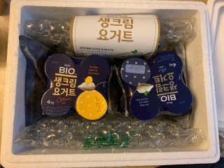 [매일 바이오] 생크림요거트 플레인 12개 + 유자 12개 — 5점을 준 리뷰어가 2019년 6월 올린 사용 사진