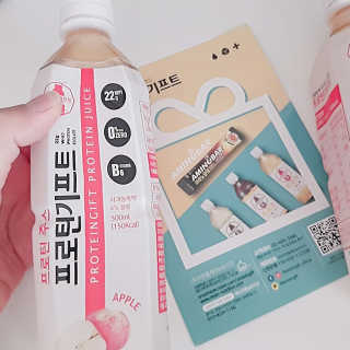 프로틴주스 프로틴기프트 — 5점을 준 리뷰어가 2019년 3월 올린 사용 사진