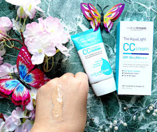 마더메이드 더 아쿠아라이트 CC크림 SPF50+ PA+++ — 5점을 준 리뷰어가 2019년 10월 올린 사용 사진