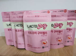 락토조이 구미젤리 복숭아맛 — 5점을 준 리뷰어가 2019년 6월 올린 사용 사진
