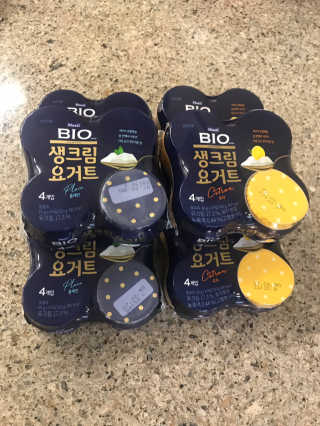 [매일 바이오] 생크림요거트 플레인 12개 + 유자 12개 — 5점을 준 리뷰어가 2019년 6월 올린 사용 사진