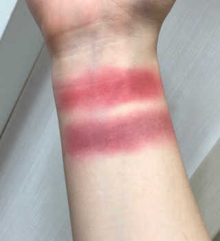 [블랙루즈] 에어 핏 벨벳 틴트4 1+1 — 3.5점을 준 리뷰어가 2019년 7월 올린 사용 사진