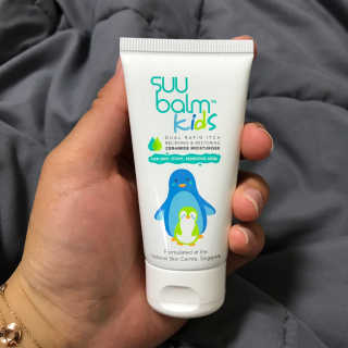 수밤키즈보습크림 45ml 1개 + 헤드투토바디워시 샘플 — 2점을 준 리뷰어가 2019년 11월 올린 사용 사진
