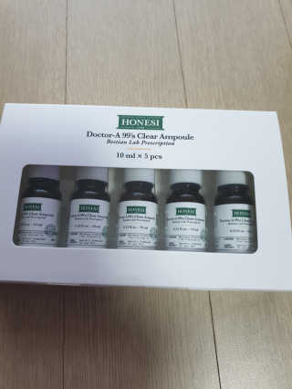 어니시 닥터에이 99앰플 세트 10ml X 5개 — 5점을 준 리뷰어가 2019년 4월 올린 사용 사진
