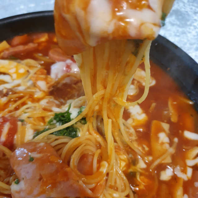 [심플리쿡] 원팬햄듬뿍파스타 리뷰 사진