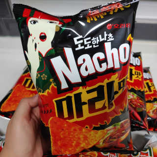 오징어땅콩,도도한나쵸 오징어땅콩 마라맛, 도도한나쵸 마라맛 — 5점을 준 리뷰어가 2019년 8월 올린 사용 사진