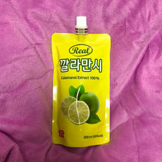 장수농가 리얼깔라만시 — 3점을 준 리뷰어가 2018년 4월 올린 사용 사진
