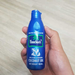 파라슈트 100퍼 코코넛오일 100ml — 5점을 준 리뷰어가 2018년 8월 올린 사용 사진