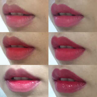 [블랙루즈] 에어 핏 촉촉틴트 + 크리미 벨벳 립크레용 — 4.5점을 준 리뷰어가 2018년 7월 올린 사용 사진