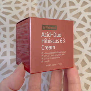 Wishtrend Acid-Duo 히비스커스 63 크림 — 5점을 준 리뷰어가 2019년 11월 올린 사용 사진