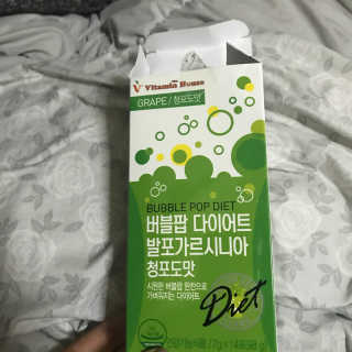 비타민하우스 버블팝 다이어트 발포가르시니아 청포도/복숭아 — 5점을 준 리뷰어가 2017년 5월 올린 사용 사진