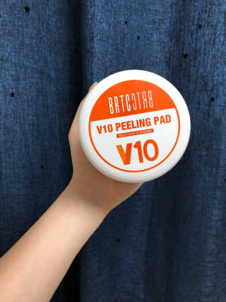 비알티씨 V10 필링패드 — 3.5점을 준 리뷰어가 2019년 1월 올린 사용 사진